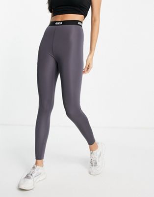 エイソス ASOS 4505 灰色 グレー レディース 【 ASOS 4505 BRANDED ELASTIC LEGGING GREY 】