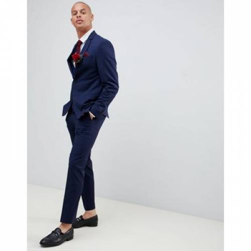 スーツジャケット セットアップ Skinny Fit ネイビー Navy スーツ ジャケット River Island Wedding ウェディング In メンズファッション スキニー 紺