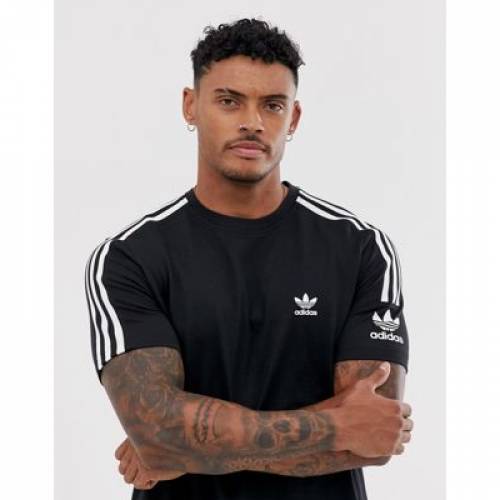 い出のひと時に とびきりのおしゃれを Up Lock Originals Adidas カットソー トップス メンズファッション ブラック 黒色 Tシャツ Tshirt Black In Aoos2 Mamanminimaliste Com