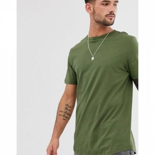 お求めやすく価格改定 Khaki In Hem Double With Tshirt Island River カットソー トップス メンズファッション カーキ Tシャツ Aoos2 Boltagroupng Com