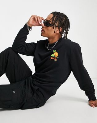 スタンレイ STAN RAY スウェットシャツ トレーナー 黒色 ブラック メンズ 【 STAN RAY EVOLUTION SWEATSHIRT IN BLACK 】