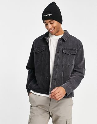 リーバイス LEVI'S ビーニー キャップ 帽子 モダン ビンテージ ヴィンテージ ロゴ 黒色 ブラック LEVI'S メンズ 【 VINTAGE WOODMARK BEANIE WITH MODERN LOGO IN BLACK 】
