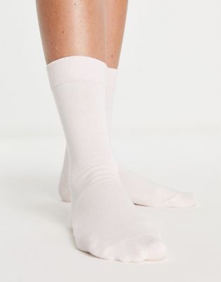 アンドアザーストーリーズ OTHER STORIES 靴下 ピンク レディース 【 PINK OTHER STORIES AND COTTON FLOWER EMBROIDERED SOCKS IN LIGHT 】