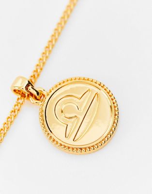 エイソス ASOS DESIGN ゴールド ネックレス リバーシブル レディース 【 ASOS DESIGN 14K GOLD PLATED NECKLACE WITH REVERSIBLE ZODIAC LIBRA PENDANT 】