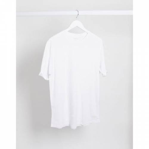 かわいい カットソー トップス メンズファッション ホワイト 白色 Tシャツ Bershka White In Tshirt Fit Loose Aoos2 Hamrahtrader Com