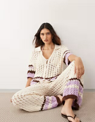 クリーム レディース ARRANGE CROCHET SHIRT CREAM - PART OF A SET /｜スニケス