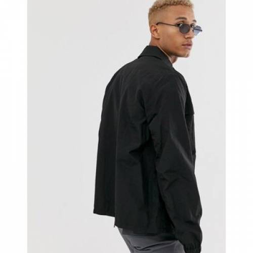 エイソス Asos Design ジャンパー 墨ぞめ 墨染め Asos Design Utility Jacket In Black メンズファッション 被風 ジャケット 運動競技銘柄 快適 ファッション ジャケット パーカー 最善 Damienrice Com