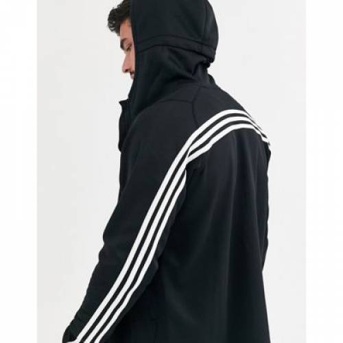 最適な価格上質 ストライプ 黒 パーカー In トップス メンズファッション トレーニング メンズファッション ブラック Stripe パーカー Adidas 3 Black In Training Hoodie スニケスその他スポーツブランド カジュアル ファッション ジャケット パーカー