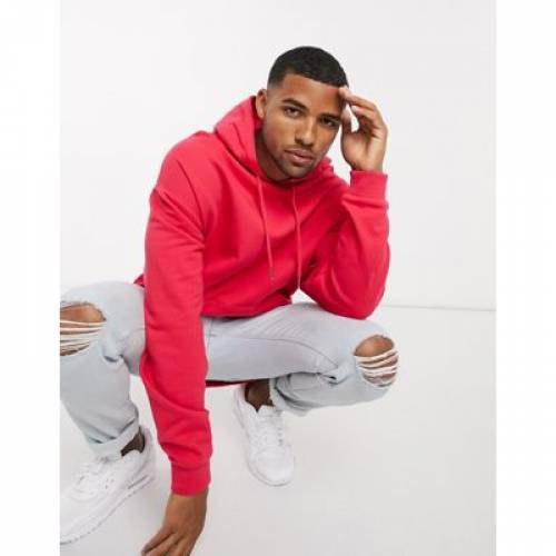 中古 フーディー パーカー ピンク メンズファッション トップス Pink Asos Design Oversized Hoodie In Bright Aoos2 Bhavaspa Com