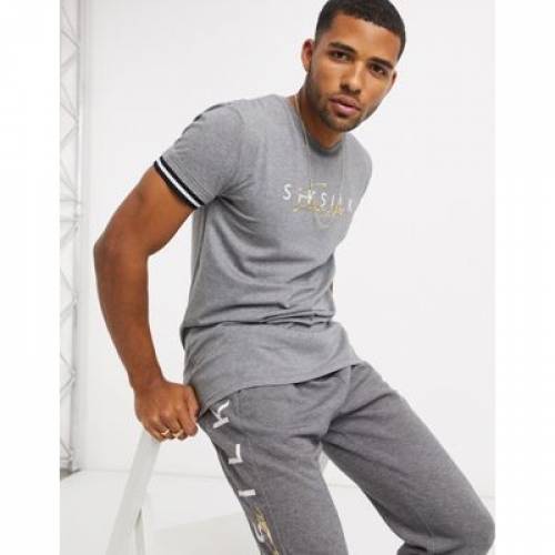 希少 Tシャツ カットソー Siksilk カットソー トップス メンズファッション グレー 灰色 Tシャツ ロゴ Signature Grey In Tshirt Logo Www Placemaking Org Br