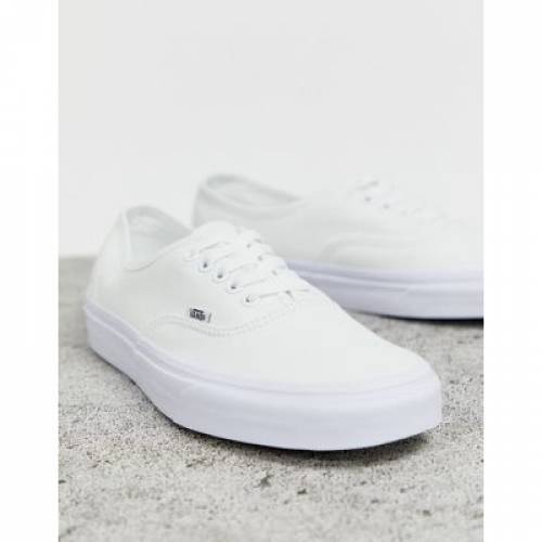 ヴァンズ Vans バンズ オーセンティック スニーカー スニーカー 白妙 白み Vans Authentic Trainers In White メンズ スニーカー バンズ カジュアル 流行り物 スニーカー Kossacklaw Com