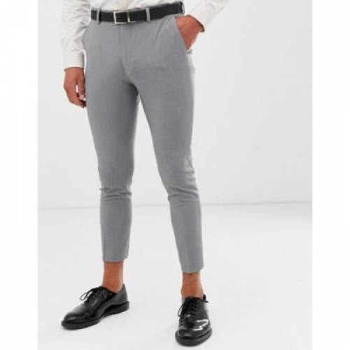 お気にいる ズボン パンツ パンツ ズボン メンズファッション グレー 灰色 スキニー Grey In Trousers Smart Cropped Skinny Super Design Asos Www Dgb Gov Bf