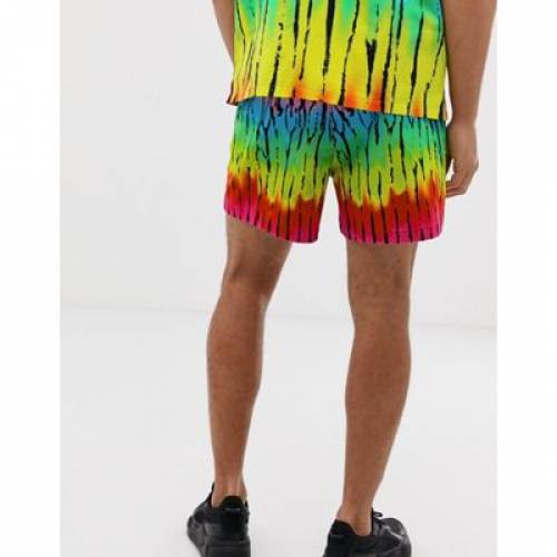 手数料安い 楽天市場 スリム ショーツ ハーフパンツ ネクタイ 赤 レッド Slim Red Asos Design Coord Shorter Shorts In Bright Tie Dye Print メンズファッション ズボン パンツ スニケス 新版 メンズファッション ズボン パンツ Kiralikmakasliplatform Org