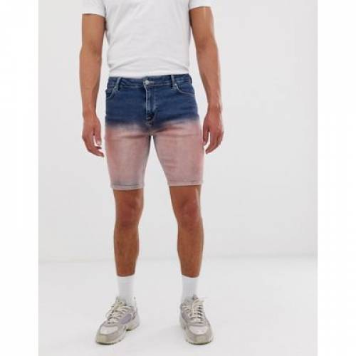 メーカー公式ショップ ズボン パンツ デニム Ombre With Blue Mid In Design Asos Pink パンツ ズボン メンズファッション ブーツ ピンク ブルー 青色 ミッド ハーフパンツ ショーツ Www Dgb Gov Bf