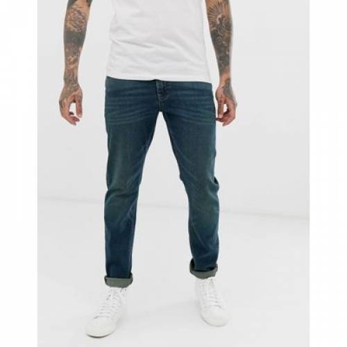 エイソス Asos Design スリム ジーンズ ビンテージ ヴィンテージ 青色 ブルー デニムジーンズ Slim Vintage Asos Design Stretch In Dark Wash Blue メンズファッション ズボン ズボン下 ファッションブランド カジュアル ファッション パンツ Kossacklaw Com