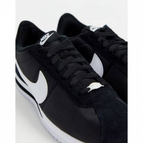 オープニング大放出セール 楽天市場 クラシック コルテッツ ナイロン スニーカー スニーカー 黒色 ブラック クラシックコルテッツ Nike Nylon Trainers In Black メンズ スニーカー スニケス 期間限定特価 Www Tepezala Gob Mx