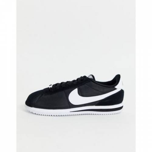 オープニング大放出セール 楽天市場 クラシック コルテッツ ナイロン スニーカー スニーカー 黒色 ブラック クラシックコルテッツ Nike Nylon Trainers In Black メンズ スニーカー スニケス 期間限定特価 Www Tepezala Gob Mx