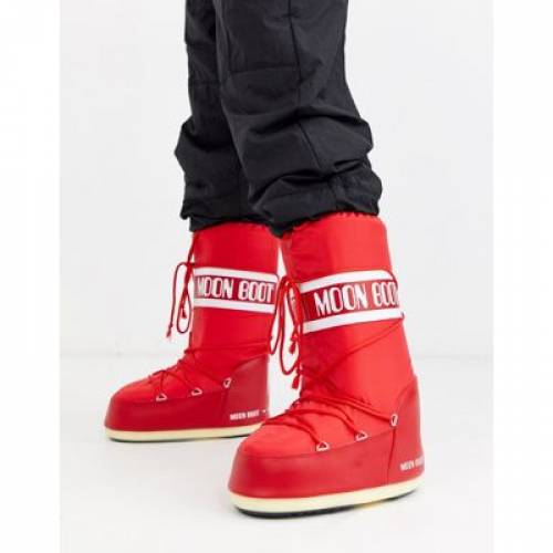 人気満点 楽天市場 ムーンブーツ Moon Boot ブーツ クラシック 赤 レッド Red Moon Boot Classic Snow Boots In メンズ ブーツ スニケス 珍しい Lexusoman Com