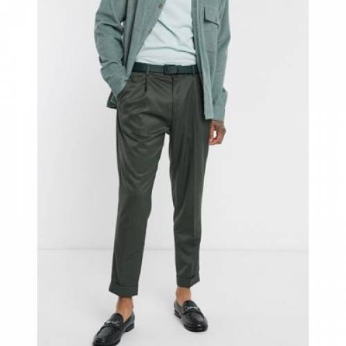 世界的に有名な ズボン パンツ Topman Green パンツ ズボン メンズファッション グリーン 緑 スキニー Skinny In Trousers Smart Pleated Www Dgb Gov Bf