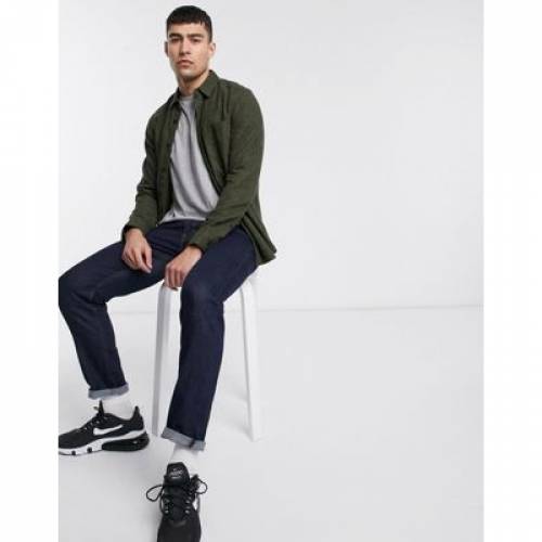 人気ショップが最安値挑戦 カーキ メンズファッション トップス Asos Design Regular Fit Flannel Shirt In Khaki 超美品 Josenopolis Mg Gov Br