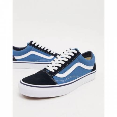 超人気 バンズ スニーカー スニーカー 青色 ブルー オールドスクール Vans Trainers In Blue メンズ スニーカー 日本製 Venki Mx
