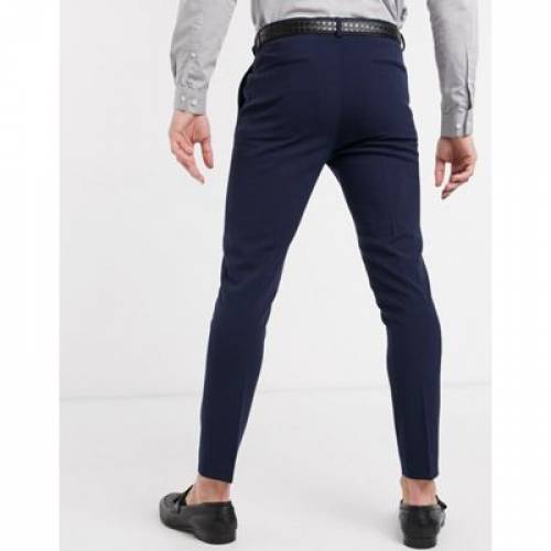 エイソス Asos Design スキニー 紺色 濃紺 Asos Design Super Skinny Cropped Smart Trousers In Navy メンズ流行り物 ズボン 下穿 ファッション商品名 非公式 ファッション パンツ Damienrice Com