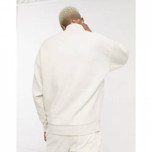 エイソス Asos Design スウェットシャツ トレーナー ベージュ Asos Design Oversized Funnel Neck Sweatshirt In Beige Fog メンズモード トップス スウェット トレーナー ファッションブランド名 快適 ファッション Damienrice Com