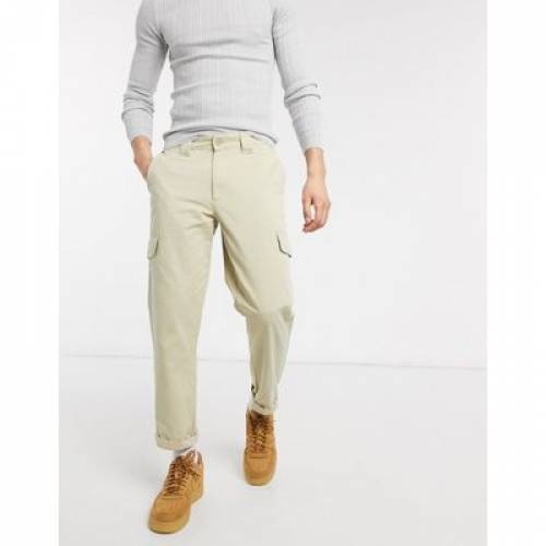 人気ブランドを トップマン Topman カーゴ カーゴパンツ メンズファッション ズボン パンツ メンズ Wide Leg Cargo Trousers In Stone Stone Rakuten Hillcrestcare Org