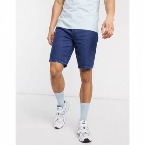 送料込 スリム デニム ショーツ ハーフパンツ ブーツ メンズファッション ズボン パンツ Slim Asos Design Dark Stone Wash スニケス 新発 Www Vekada Lt