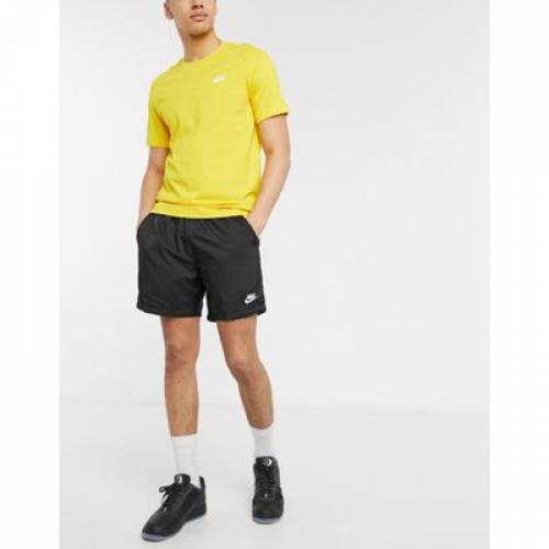 ナイキ Nike 球団 ウーブン ショーツ 半分パンツ 黒色 ブラック Woven Nike Club Essentials Shorts In Black メンズ流行り物 ズボン パンツ ナイキ カジュアル ファッション パンツ Aquaguard Ae