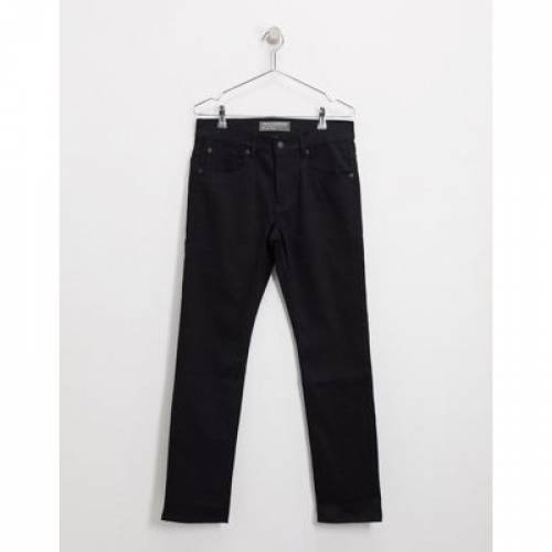 フレンチ連絡 French Connection か細い ジーンズ 黒色 墨染め Slim French Connection Fit Jeans In Black メンズモード ズボン 下穿 ファッションブランド名 インフォーマル ファッション パンツ Damienrice Com