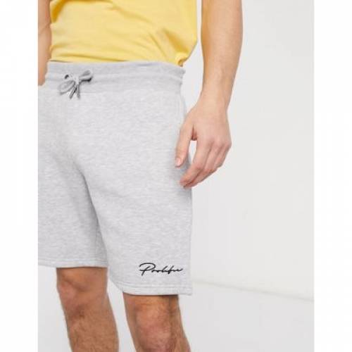 人気ブランド ジャージー ショーツ ハーフパンツ 灰色 グレー メンズファッション ズボン パンツ River Island Prolific Jersey Shorts In Grey ポイント10倍 Ccbcmalawi Org
