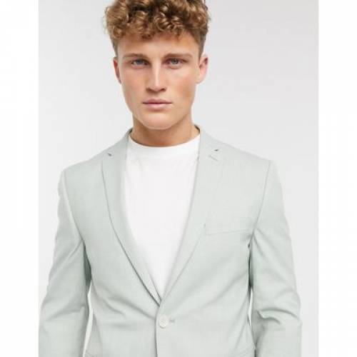 エスプリ Esprit スリム スーツ ジャケット 緑 グリーン スーツジャケット メンズ Slim Green Esprit In Mint Ice Org Br