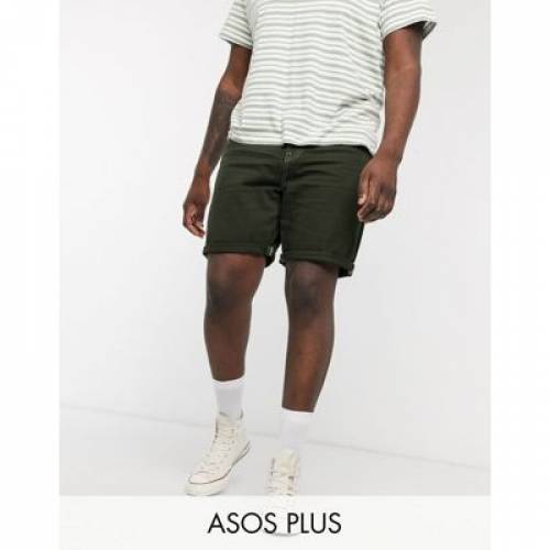 エイソス Asos Design スリム デニム ショーツ ハーフズボン下 緑 翠色 ブーツ Slim Green Asos Design Plus In Dark メンズファッション ズボン パンツ ファッションブランド 軽い ファッション パンツ Cmsmontera Com