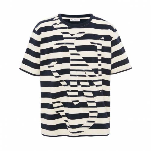 ジェイダブリューアンダーソン Jw Anderson ストライプ Tシャツ メンズ Jw Anderson Anchor Andapt Com