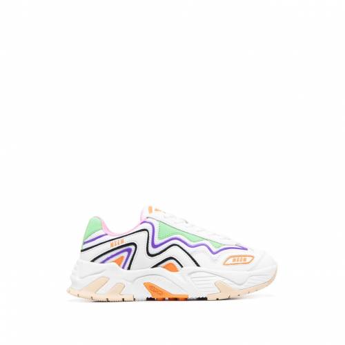 Msgm パネル レースアップスニーカー スニーカー レディース Msgm Bouncesociety Com