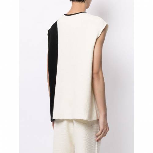 Homme Pliss Issey Miyake Pliss バイカラー ニットトップ メンズ Homme Issey Miyake septicin Com