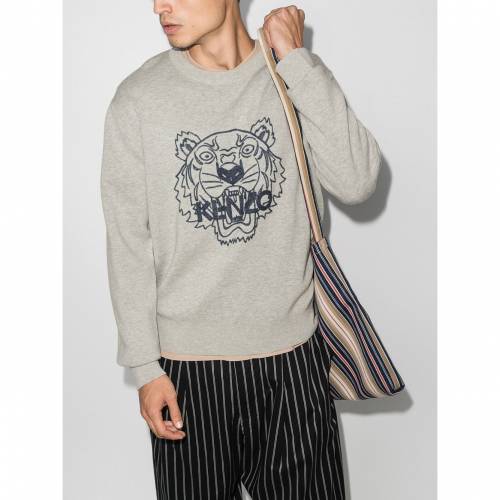 ケンゾー Kenzo タイガー ロゴ スウェットシャツ メンズ Kenzo Butlerchimneys Com