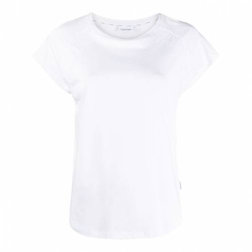 カルバンクライン Calvin Klein クロップドスリーブ Tシャツ レディース Calvin Klein Sittingseat Com