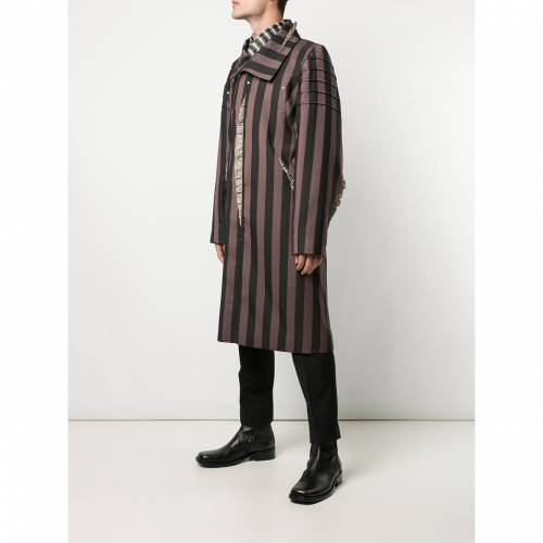 Kiko Kostadinov ストライプ コート メンズ Kiko Kostadinov Norman Spotbuycenter Com
