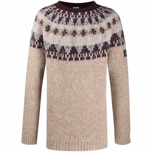 Raf Simons インターシャ ティーシャツ メンズ Raf Simons Sawn Org Tn