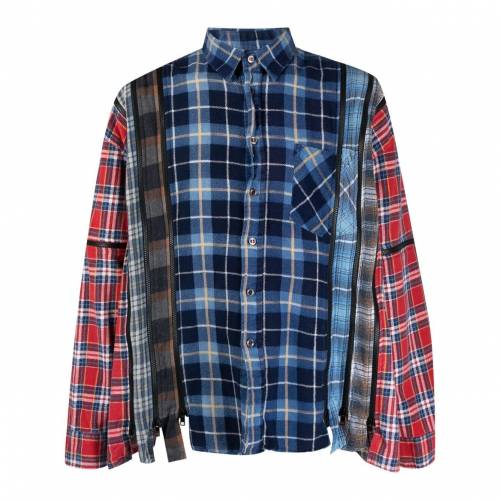 ニードルズ Needles パッチワーク シャツ メンズ Needles Andapt Com