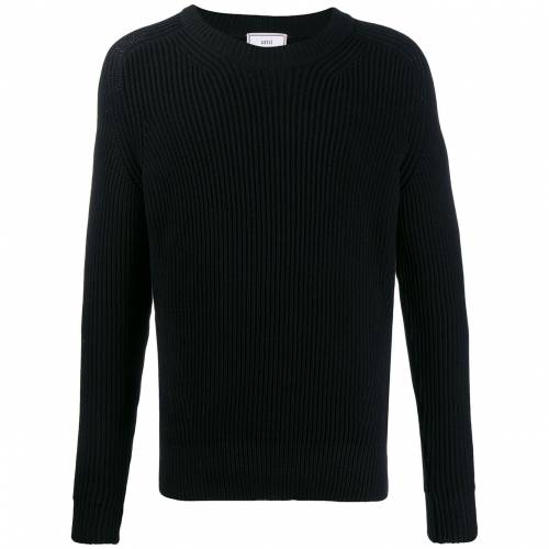 Ami Paris ラウンドネック リブセーター メンズ Ami Paris Andapt Com
