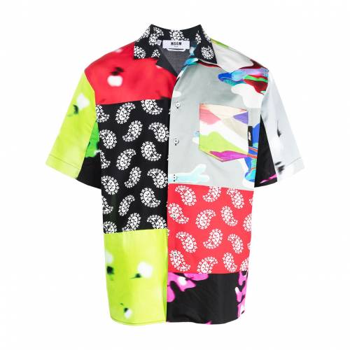Msgm パッチワーク シャツ メンズ Msgm Onpointchiro Com