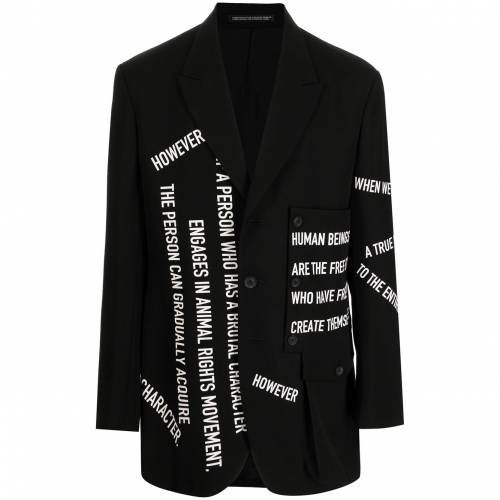 売れ筋ランキングも掲載中 ヨージヤマモト スローガン ウールジャケット メンズ Yohji Yamamoto その他 Www Hallifornia Se