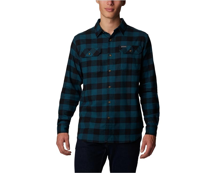 コロンビア ナイト爵 縮くれる ウェイブ 緩衝装置置き目 GUN・・ メンズ 【 COLUMBIA FLARE STRETCH FLANNEL / NIGHT WAVE BUFFALO CHECK 】 メンズ流行り物 トップス ティーシャツ カットソー