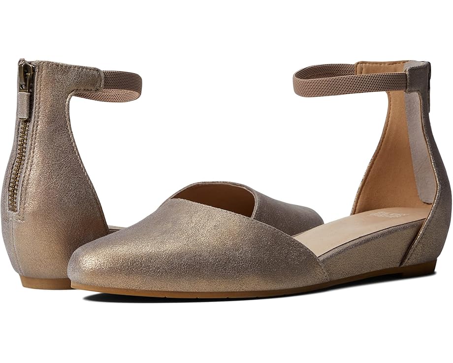 アイリーンフィッシャー プラチナム スエードクロス スウェード レディース 【 EILEEN FISHER INGLE / PLATINUM METALLIC SUEDE 】
