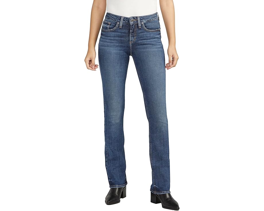 シルバージーンズ 銀色 シルバー ジーンズ スリム 藍色 インディゴ CO. レディース 【 SILVER JEANS CO. SUKI MID-RISE SLIM BOOTCUT JEANS L93616EAE333 / INDIGO 】 ブーツ