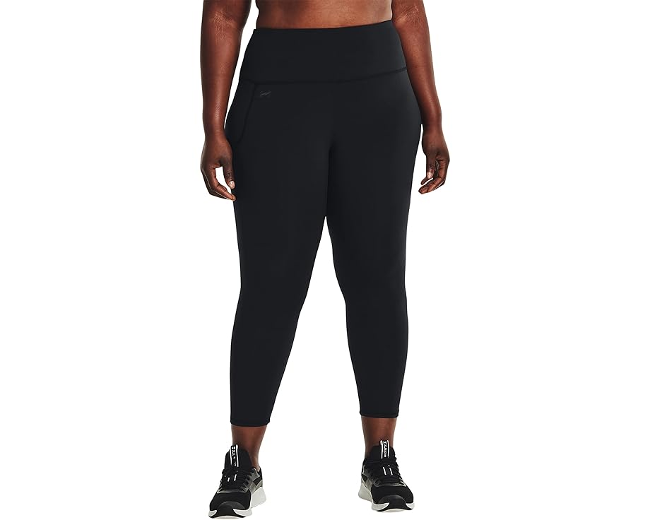 レギンス タイツ 黒色 ブラック 灰色 グレー グレイ アンダーアーマー レディース 【 UNDER ARMOUR PLUS SIZE MOTION ANKLE LEGGINGS / BLACK JET GRAY 】 レディースファッション ボトムス パンツ｜スニケス