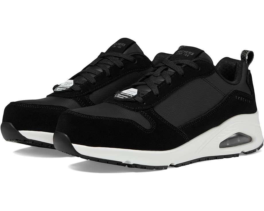 スケッチャーズ ワーク スケッチャーズ スニーカー レディース 【 SKECHERS WORK UNO SR - ELAINY COMP TOE / 】